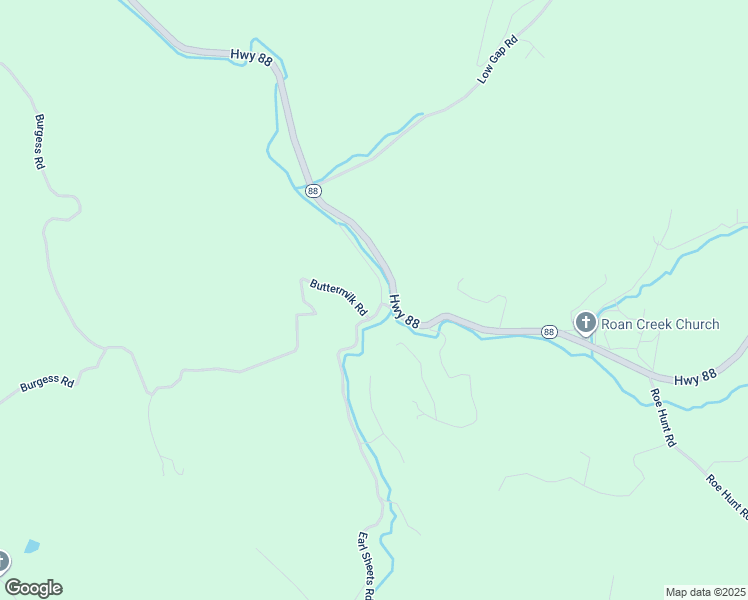 map of restaurants, bars, coffee shops, grocery stores, and more near 114 Buttermilk Road in Jefferson