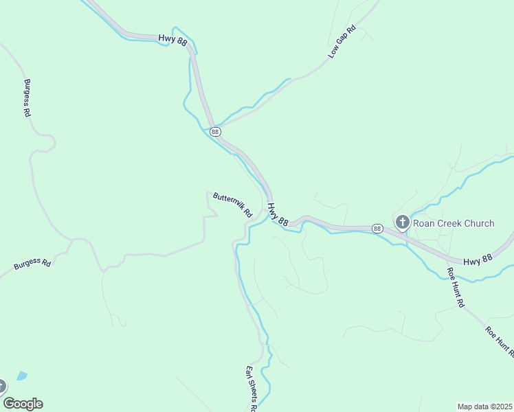 map of restaurants, bars, coffee shops, grocery stores, and more near 114 Buttermilk Road in Jefferson