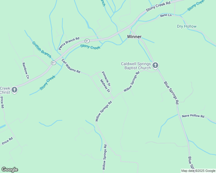 map of restaurants, bars, coffee shops, grocery stores, and more near 133 Midway Drive in Elizabethton