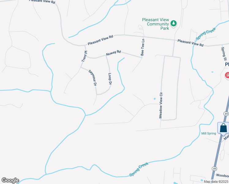 map of restaurants, bars, coffee shops, grocery stores, and more near 1185 Loop Drive in Pleasant View