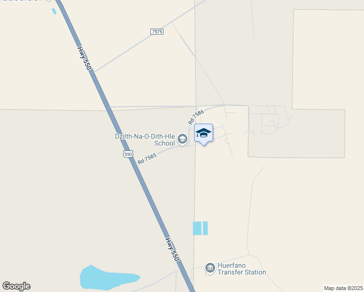 map of restaurants, bars, coffee shops, grocery stores, and more near 35 Road 7585 in Bloomfield