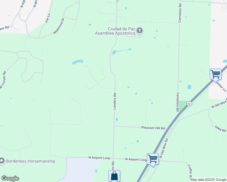map of restaurants, bars, coffee shops, grocery stores, and more near 11623 Landers Road in Little Flock