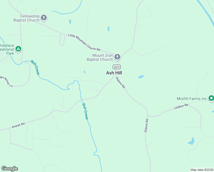 map of restaurants, bars, coffee shops, grocery stores, and more near 2115 Ararat Road in Ararat