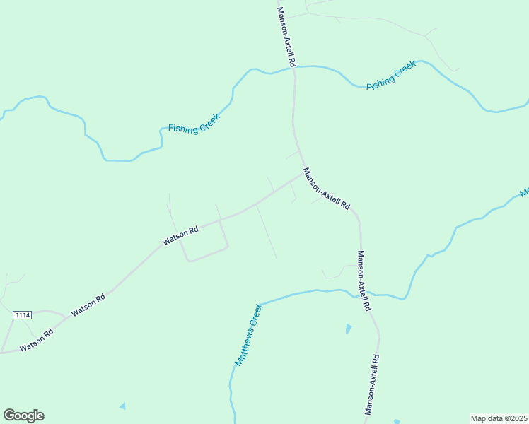 map of restaurants, bars, coffee shops, grocery stores, and more near 151 Watson Road in Norlina
