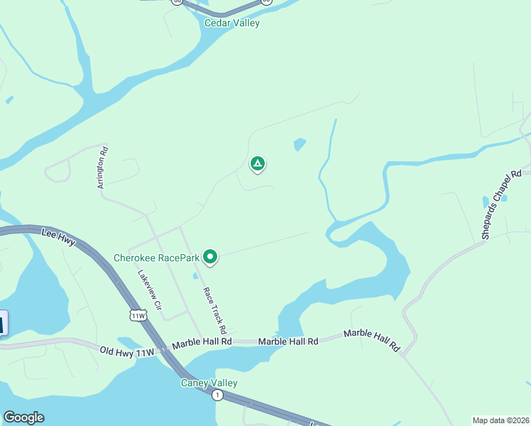 map of restaurants, bars, coffee shops, grocery stores, and more near Unnamed Road in Rogersville