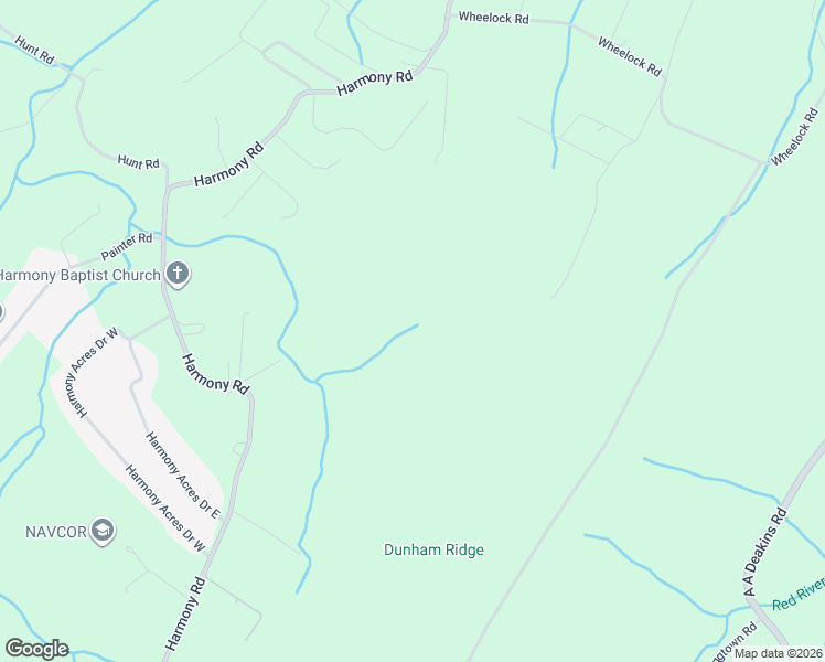 map of restaurants, bars, coffee shops, grocery stores, and more near 1094 Harmony Road in Jonesborough