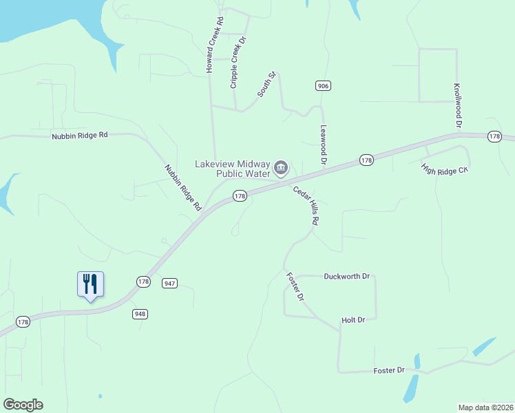 map of restaurants, bars, coffee shops, grocery stores, and more near 42 Hiawatha Lane in Lakeview