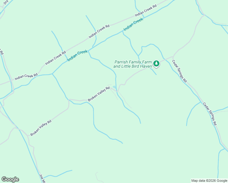 map of restaurants, bars, coffee shops, grocery stores, and more near 2826 Broken Valley Road in Thorn Hill