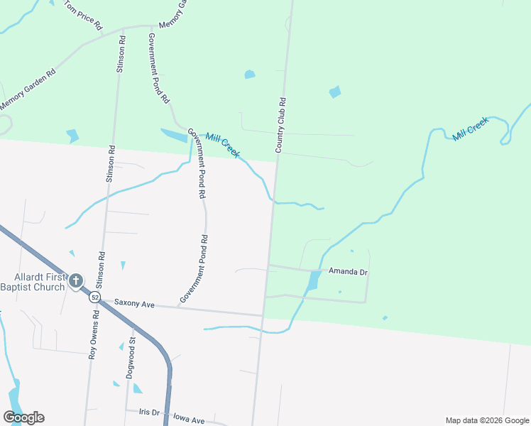 map of restaurants, bars, coffee shops, grocery stores, and more near 2226 Country Club Road in Jamestown