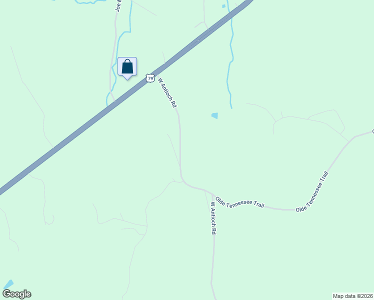 map of restaurants, bars, coffee shops, grocery stores, and more near 415 West Antioch Road in Springville