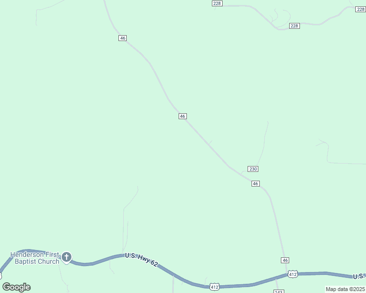 map of restaurants, bars, coffee shops, grocery stores, and more near 894 County Road 46 in Henderson