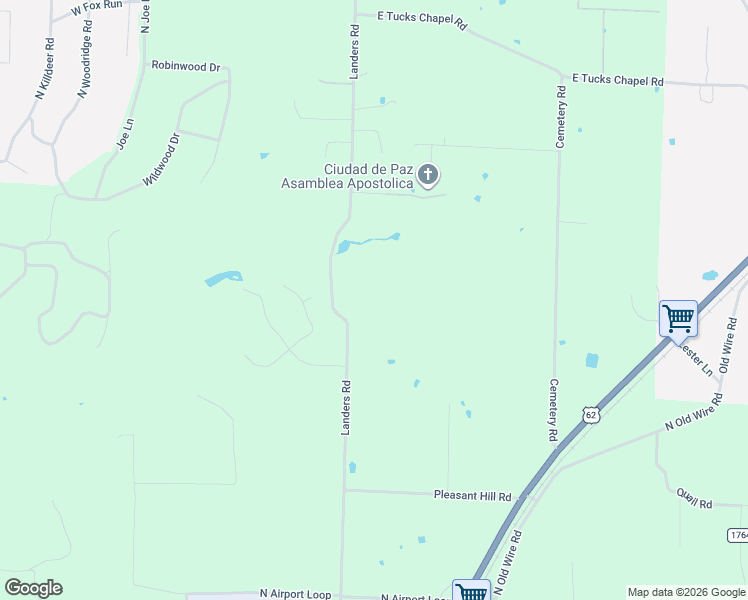 map of restaurants, bars, coffee shops, grocery stores, and more near 11786 Landers Road in Rogers