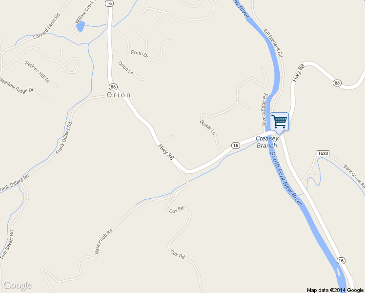 map of restaurants, bars, coffee shops, grocery stores, and more near 2671 Highway 16 in Jefferson