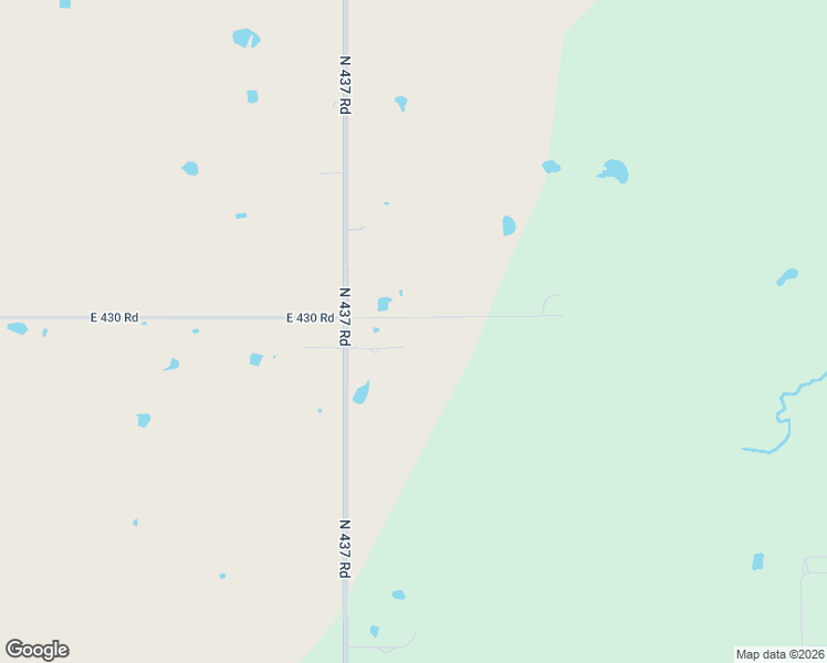 map of restaurants, bars, coffee shops, grocery stores, and more near 2152 East 430 Road in Adair