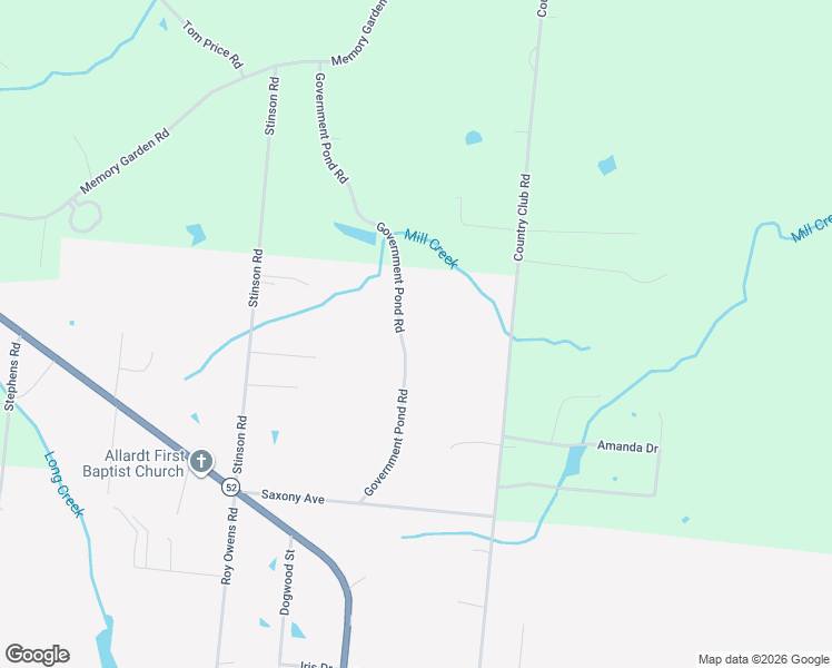 map of restaurants, bars, coffee shops, grocery stores, and more near 212 Government Pond Road in Jamestown