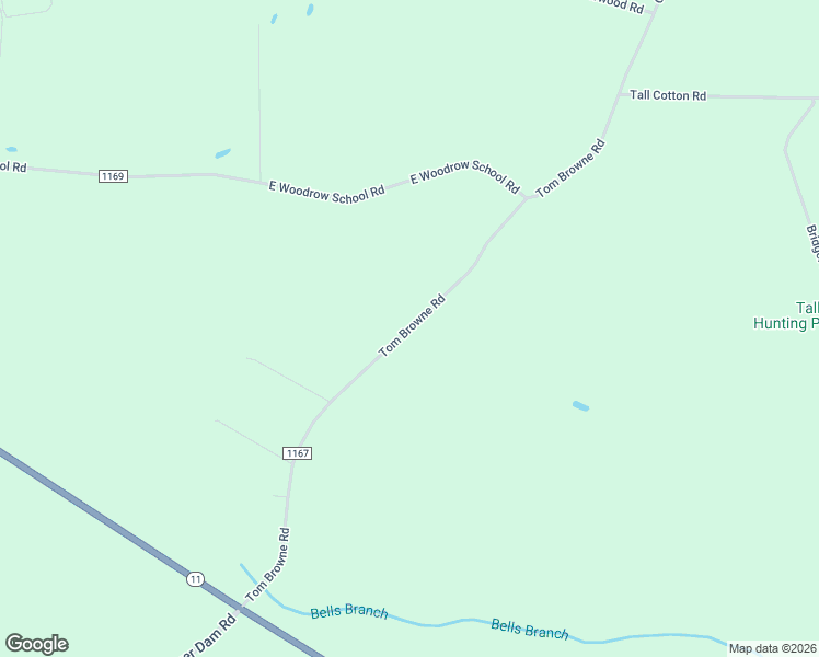 map of restaurants, bars, coffee shops, grocery stores, and more near Tom Browne Road in Hertford County