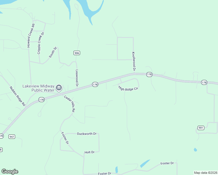 map of restaurants, bars, coffee shops, grocery stores, and more near 65 High Ridge Court in Midway