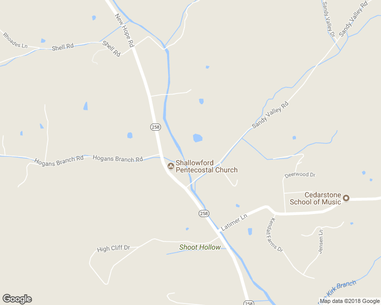 map of restaurants, bars, coffee shops, grocery stores, and more near 1025 Sandy Valley Road in Hendersonville
