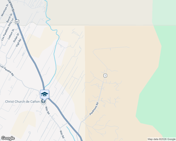 map of restaurants, bars, coffee shops, grocery stores, and more near Baca Lane in Taos