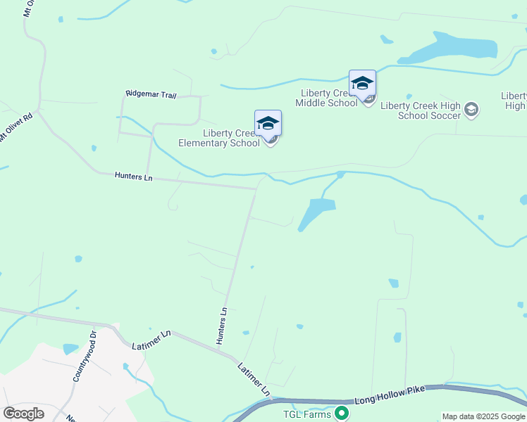 map of restaurants, bars, coffee shops, grocery stores, and more near 204 Hunters Lane in Hendersonville