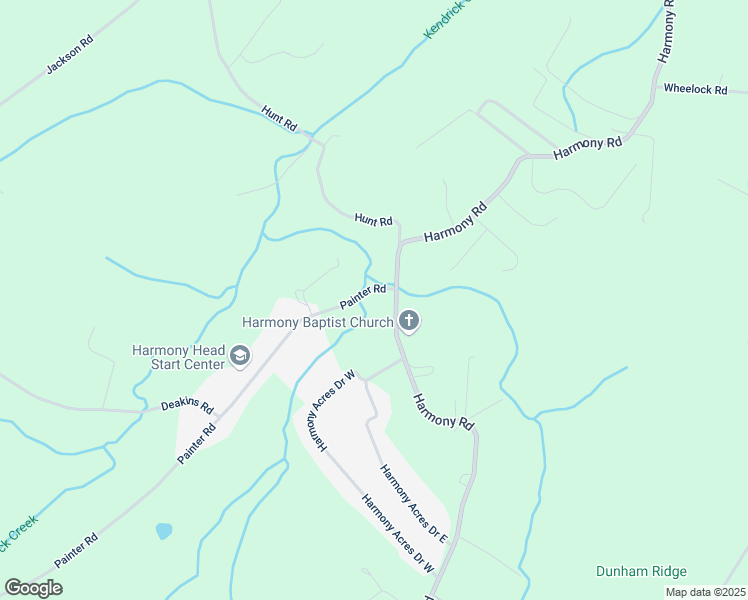 map of restaurants, bars, coffee shops, grocery stores, and more near 1120 Painter Road in Jonesborough