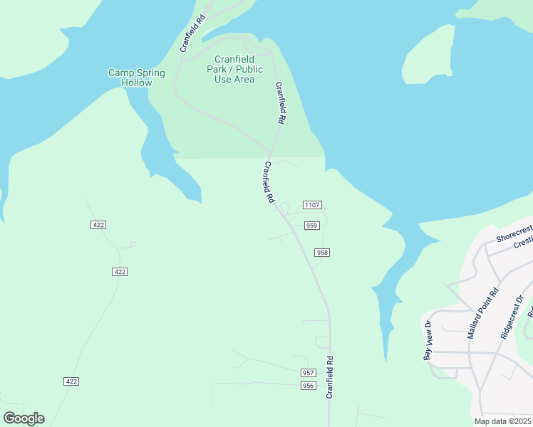 map of restaurants, bars, coffee shops, grocery stores, and more near 1426 Cranfield Road in Mountain Home