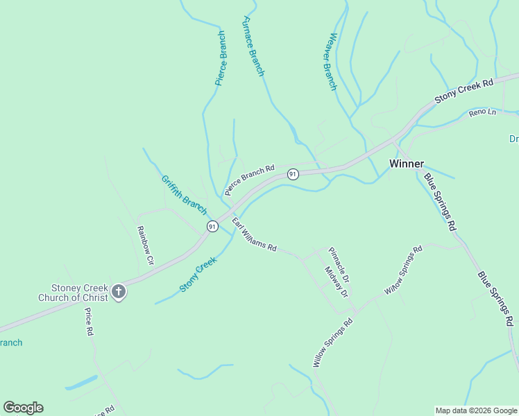 map of restaurants, bars, coffee shops, grocery stores, and more near 109 Earl Williams Road in Elizabethton