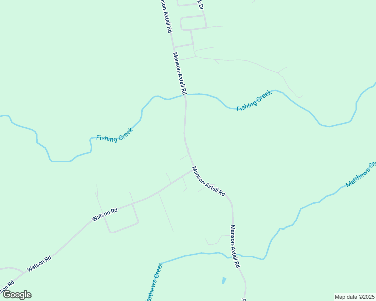 map of restaurants, bars, coffee shops, grocery stores, and more near Manson-Axtell Rd in Norlina