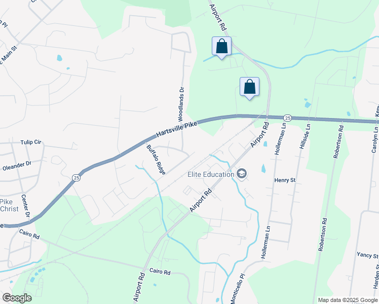 map of restaurants, bars, coffee shops, grocery stores, and more near 1178 Flat Stone Drive in Gallatin