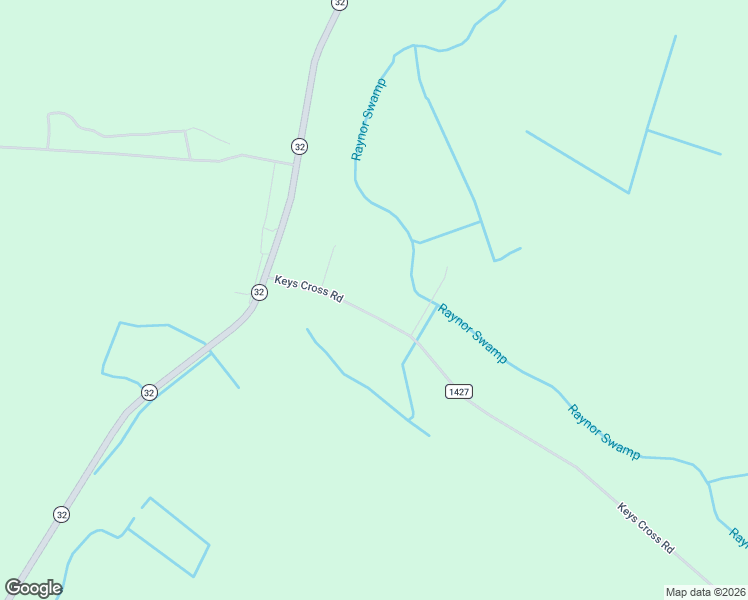 map of restaurants, bars, coffee shops, grocery stores, and more near 54 Keys Cross Road in Hobbsville