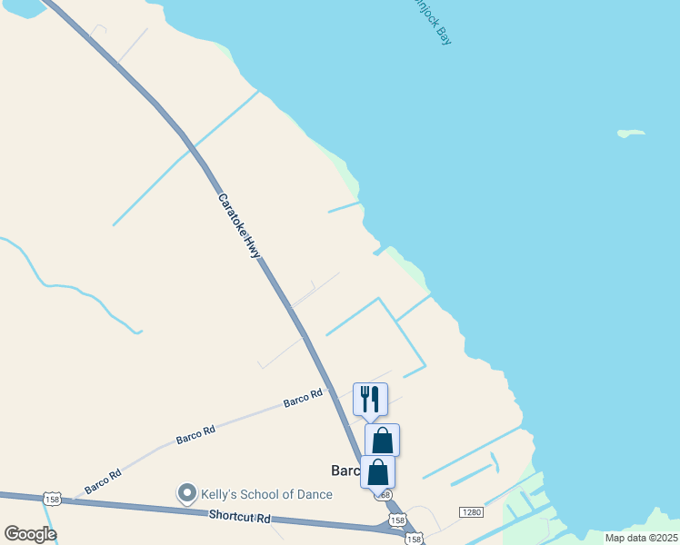 map of restaurants, bars, coffee shops, grocery stores, and more near 142 Major Island Road in Maple