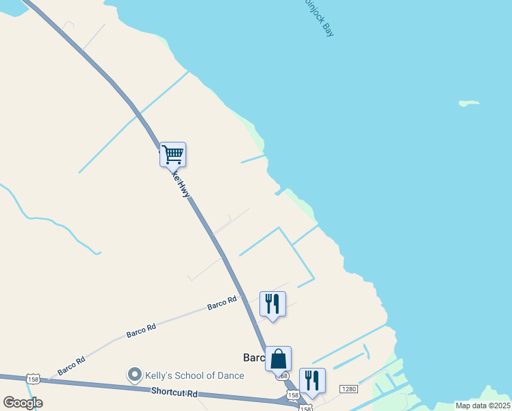 map of restaurants, bars, coffee shops, grocery stores, and more near 142 Major Island Road in Maple