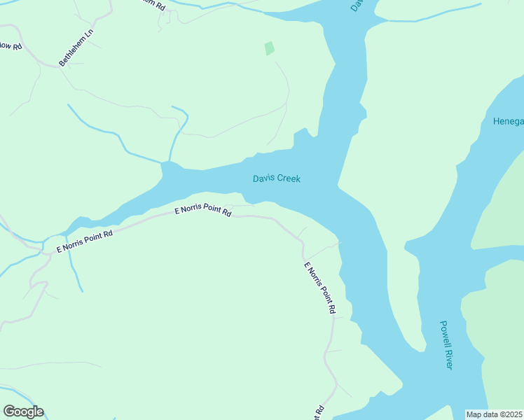 map of restaurants, bars, coffee shops, grocery stores, and more near 425 East Norris Point Road in LaFollette