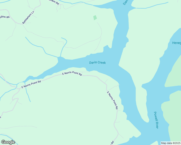 map of restaurants, bars, coffee shops, grocery stores, and more near 425 East Norris Point Road in LaFollette