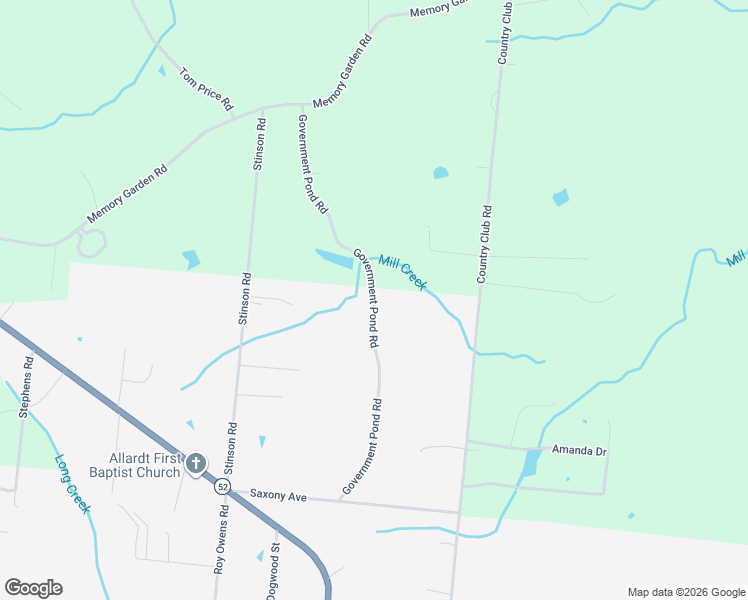 map of restaurants, bars, coffee shops, grocery stores, and more near 201 Government Pond Road in Jamestown