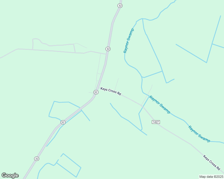 map of restaurants, bars, coffee shops, grocery stores, and more near 54 Keys Cross Road in Hobbsville