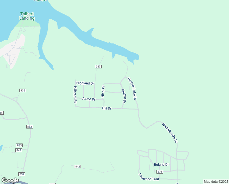 map of restaurants, bars, coffee shops, grocery stores, and more near 205 Hill Drive in Henderson