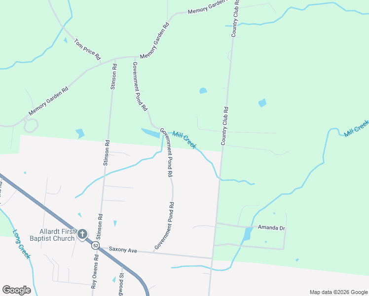 map of restaurants, bars, coffee shops, grocery stores, and more near 201 Government Pond Road in Jamestown