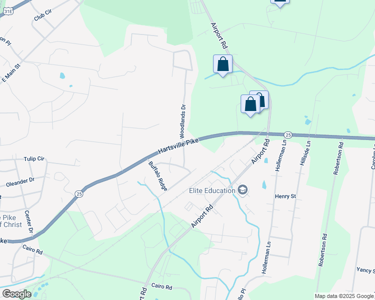 map of restaurants, bars, coffee shops, grocery stores, and more near 435 Rocky Crest Drive in Gallatin
