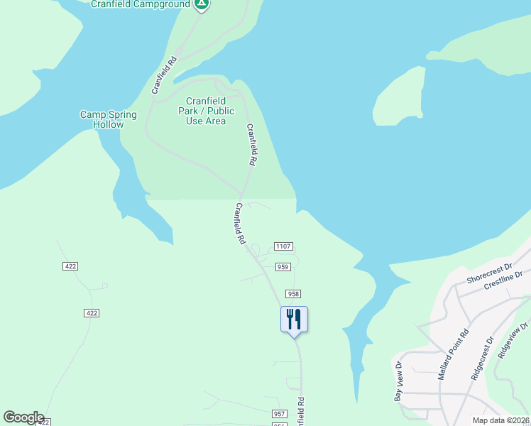 map of restaurants, bars, coffee shops, grocery stores, and more near 73 Gentle Wind Place in Mountain Home