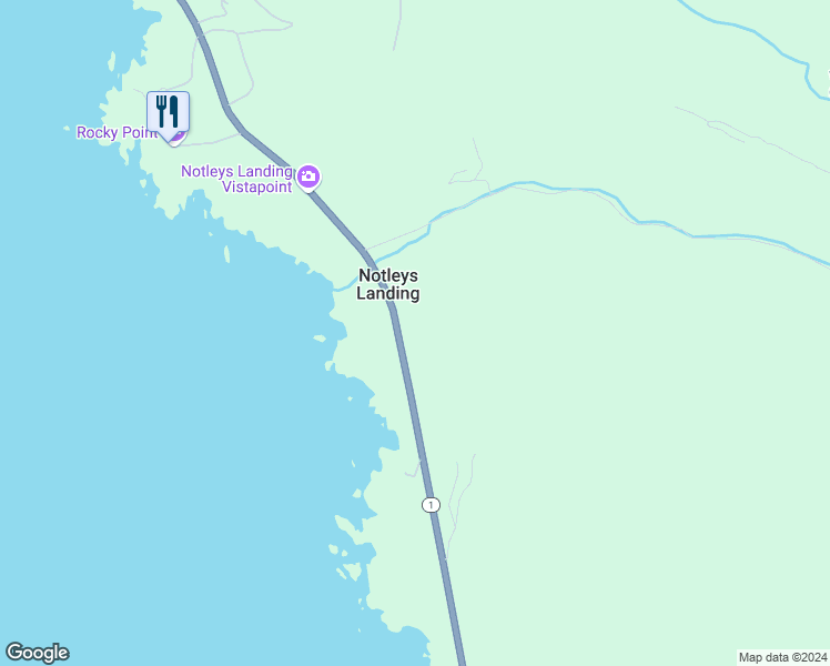 map of restaurants, bars, coffee shops, grocery stores, and more near 37305 California 1 in Monterey