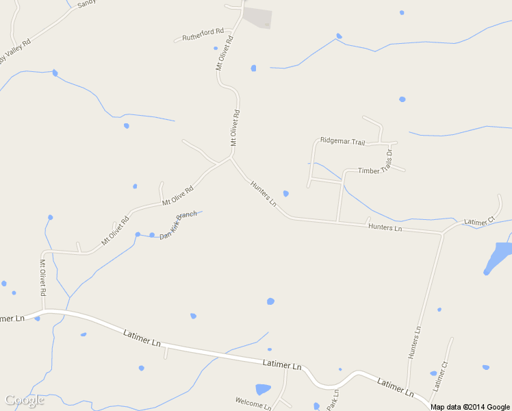 map of restaurants, bars, coffee shops, grocery stores, and more near 343 Hunters Lane in Hendersonville