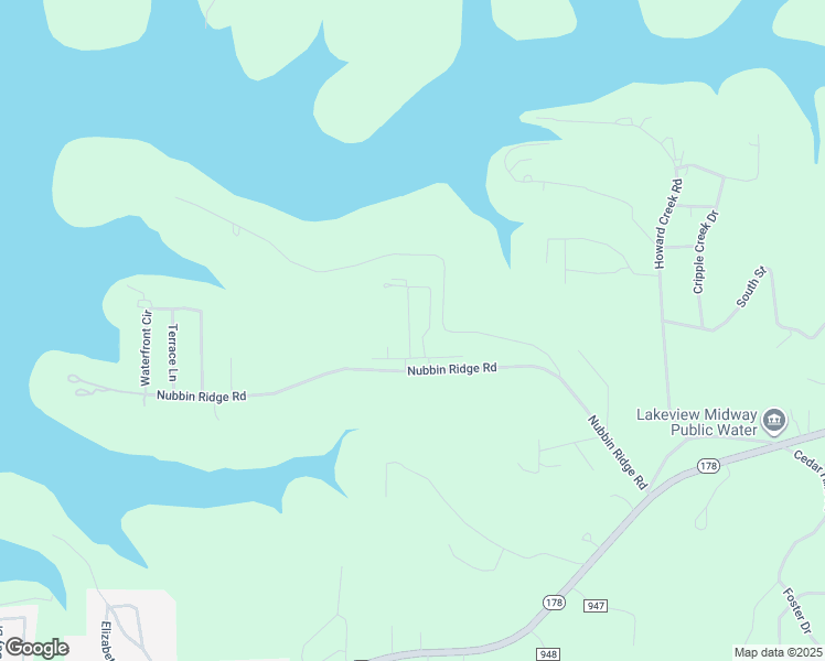 map of restaurants, bars, coffee shops, grocery stores, and more near 661 Nubbin Ridge Road in Lakeview