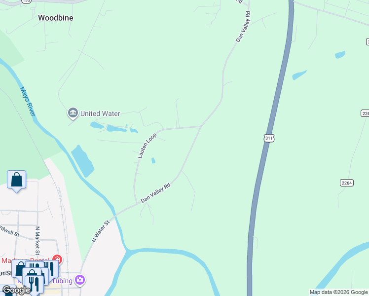 map of restaurants, bars, coffee shops, grocery stores, and more near 812 Dan Valley Road in Madison