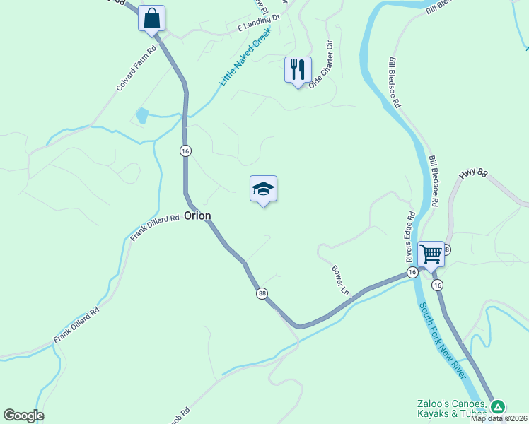 map of restaurants, bars, coffee shops, grocery stores, and more near in Jefferson