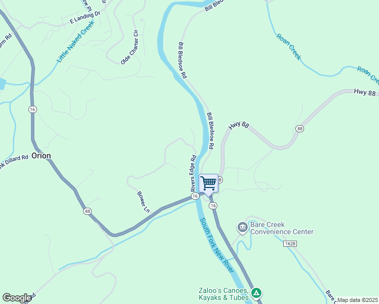 map of restaurants, bars, coffee shops, grocery stores, and more near 333 Rivers Edge Road in Jefferson
