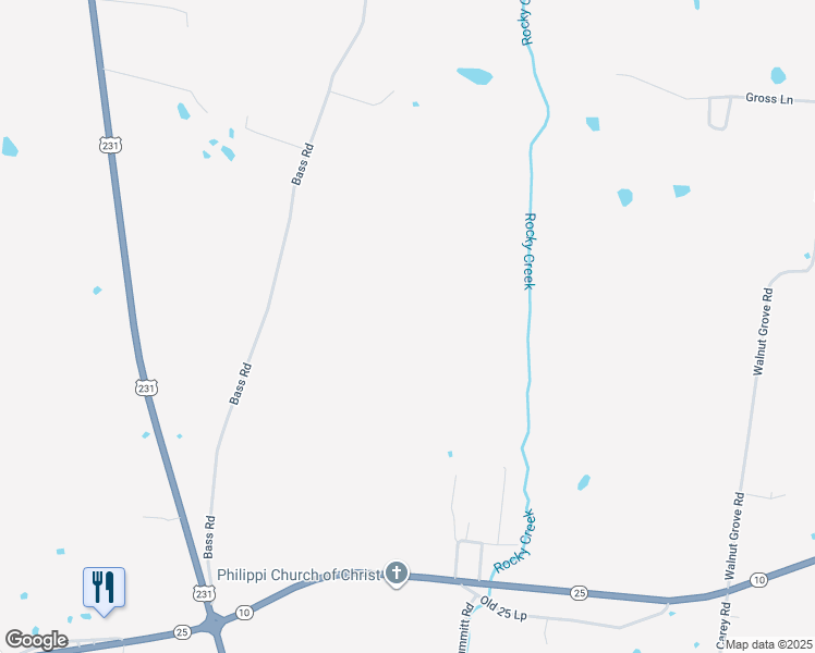 map of restaurants, bars, coffee shops, grocery stores, and more near in Hickory Grove