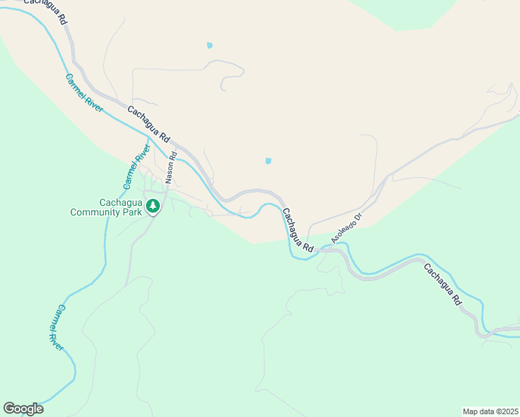 map of restaurants, bars, coffee shops, grocery stores, and more near 18840 Cachagua Road in Carmel Valley