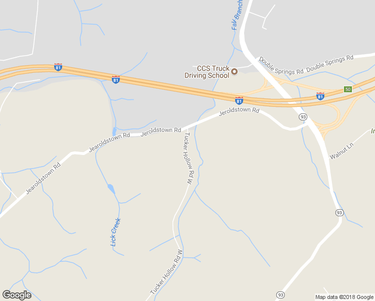 map of restaurants, bars, coffee shops, grocery stores, and more near 120 Tucker Hollow Road West in Fall Branch