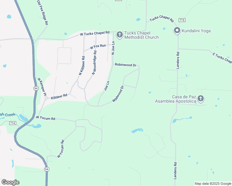 map of restaurants, bars, coffee shops, grocery stores, and more near 12430 Wildwood Drive in Little Flock